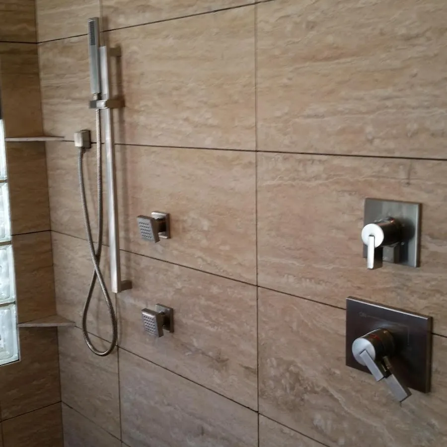 Shower fixture installation for Water Heater Installation in Nellis AFB